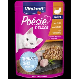 Vitakraft Junior Poésie Déli Sauce - nedvestáp (pulyka) kölyök macskák részére (85g)