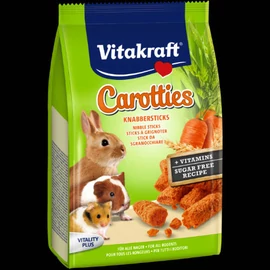 Vitakraft Mini Carotties (sárgarépa) - kiegészítő eleség kistestű rágcsálóknak (50g)