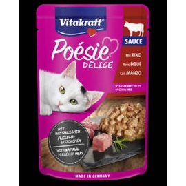 Vitakraft Poésie Déli Sauce - nedvestáp (marhával) macskák részére (85g)