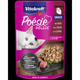 Vitakraft Poésie Déli Sauce - nedvestáp (szívvel) macskák részére (85g)