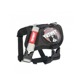 KT. Yutipet Safety Harness (XXS) - hám (biztonági, fekete) kutyák részére (31-36cm/20mm) max:3kg