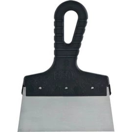 SIBRTEH 150mm spatulya rozsdamentes, műanyag nyéllel