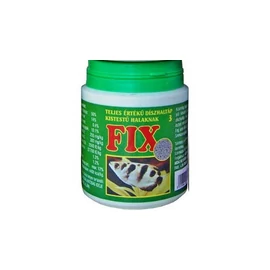 Fix 3 - teljesértékű díszhaltáp (zöld) kistestű halak részére (200ml)