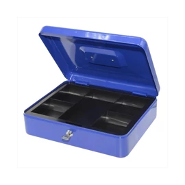 Bluering PNZK fém pénzkazetta, 5 rekeszes, 2 kulcs
