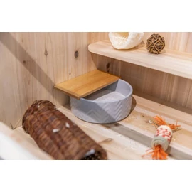 Trixie Sand Bath with platform -homok fürdető egérnek/hörcsögnek, (kerámia,fa) 30/21 cmx8cm