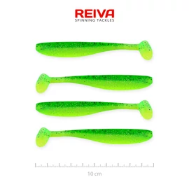 REIVA Flash Shad 10cm 4db/cs (Poison Green)