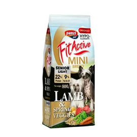 FitActive ORIGINALS MINI 800g SENIOR HYPOALLERGENIC Lamb&Spring Veggies