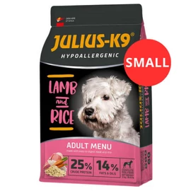 JULIUS K-9 12kg  Adult Hypoallergenic (bárány,rizs) SMALL száraztáp - Ételallergiás felnőtt kutyák részére