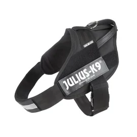 Julius-K9 IDC® Stealth® - Powerhám (fekete szín,felirattal) kutyák részére (2-es méret)