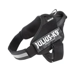 Julius-K9 IDC® Stealth® - Powerhám (fekete,felirattal) kutyák részére (1-es méret)
