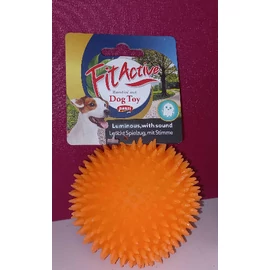 Fitactive Phosphorescent Hedgehog Ball - vinil játék (foszforeszkáló süni labda) kutyák részére (Ø10cm)