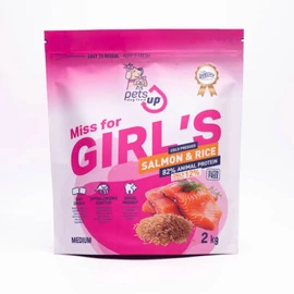 PETSUP MISS for girls Salmon - 2kg - lazacos kutyatáp lány kutyáknak