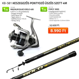 NEVIS Keszegezős pontyozó úszós szett 4m 1273-400+ 2247-130