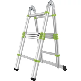 Fieldmann 3,2m teleszkópos aluminium ketteslétra FZZ 4003