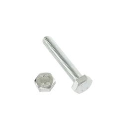Import M5x80mm 8.8 HLF hatlapfejű, tövig menetes csavar horganyzott