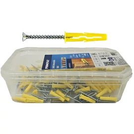 KOELNER 100 db 3,5x30mm UNO szett univerzális tipli+ csavar R-S11-UNO-05+/12