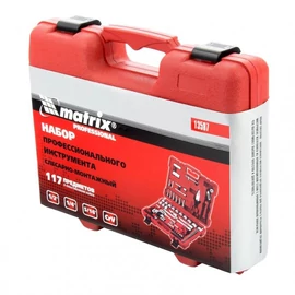 MTX 117 részes racsnis szett 1/4 1/2 5/16"-os Professional 4-32mm-ig