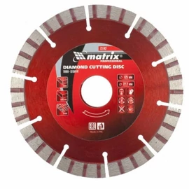 MTX 125mmxM14 turbó szegmens gyémántvágó penge száraz vágáshoz