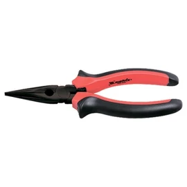 MTX 180mm "BlackNickel" kúpos hosszú csőrű fogó két komponensű nyél