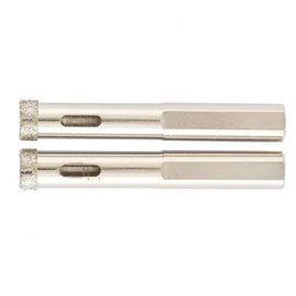 MTX 2db 10x67mm galvanizált gyémánt körkivágó, üveg/kerámia