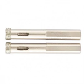 MTX 2db 12x67mm galvanizált gyémánt körkivágó, üveg/kerámia