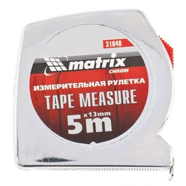 MTX 5mx13mm "CHROME" mérőszalag kétoldalas