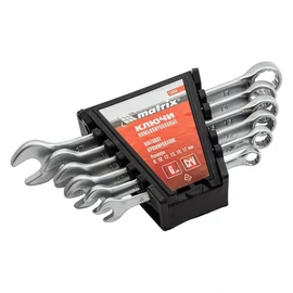 MTX 8-17mm kombinált csillag-villás csavarkulcs szett 6db CrV bi-Hex