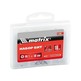 MTX PZ1x50mm, 10db bitfejkészlet 45X műanyag tokban