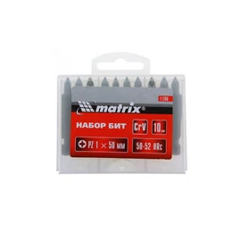 MTX PZ2x50mm, 10db bitfejkészlet 45X acél tokban