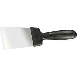 SIBRTEH 100mm spatulya rozsdamentes, műanyag nyéllel