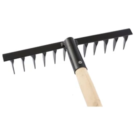 SIBRTEH 320mm 12fogas csavartfogú gereblye nyéllel