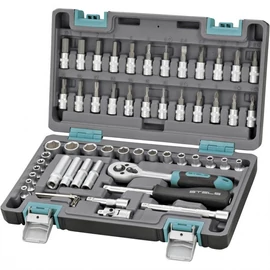 STELS Szerszámkészlet kofferben 57 db-os 1/4" Cr-V S2