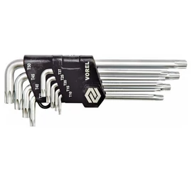 Vorel 9 részes torx kulcs készlet T10-T50 CrV