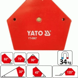 YATO 34kg mágneses szög munkadarab tartó YT-0867