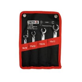 YATO 8-17mm ipari fékcsőkulcs készlet 4 részes CrV 6140