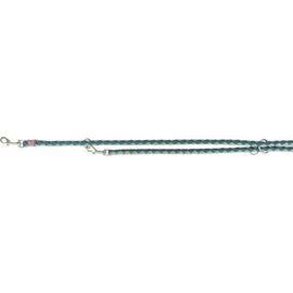 Trixie Cavo Leash - kiképzőpóráz fonott kötélből (benzin/zsálya) S-M (2m/Ø12mm)