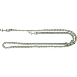 Trixie Cavo Leash - kiképzőpóráz fonott kötélből (zsálya/homok) S-M (2m/Ø12mm)