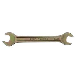 SIBRTEH 10x11mm kettős villás csavarkulcs sárga