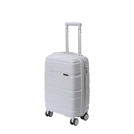 TraveLux Voyager kabinbőrönd keményfedeles levehető kerékkel 55x40x20 cm szürke