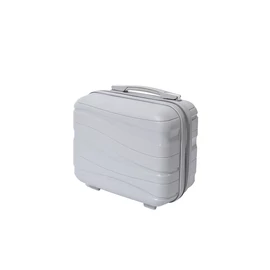 TraveLux Voyager kisméretű kézi bőrönd keményfedeles 26x31x14 cm szürke