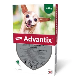 ADVANTIX SPOT-ON 0,4ML (4KG-IG) 4 x 0.4 ml