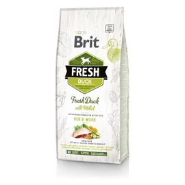 Brit Fresh Active Dogs Run & Work - Kacsa és köles 2.5 kg