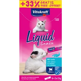 Cat Liquid Snack Omega 3 lazac + 33% gátisz 1 db
