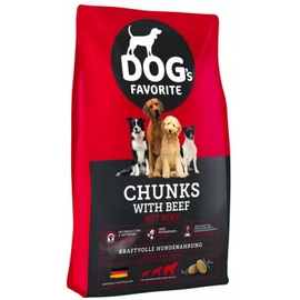 Dog’s Favorite Chunks with Beef 15 kg