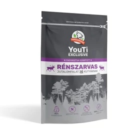 Farkaskonyha YouTi Exclusive jutalomfalat rénszarvasos ízesítésben 50 g