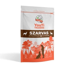 Farkaskonyha YouTi Training jutalomfalat szarvasos ízesítésben 100 g