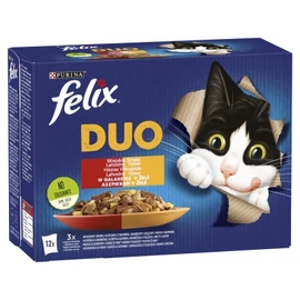 Felix Fantastic Dou Házias Válogatás csirkével, marhával, pulykával, báránnyal 12 x 85 g