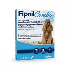 FIPNIL COMBO SPOT-ON 134 MG/120,60 MG 3 x 1.34 ml