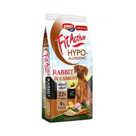 FitActive Originals hipoallergén táp felnőtt kutyák számára nyúl és répa ízesítéssel 15 kg