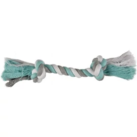 Flamingo Jim Playing Rope - rágókötél 2 csomóval, menta 22 cm